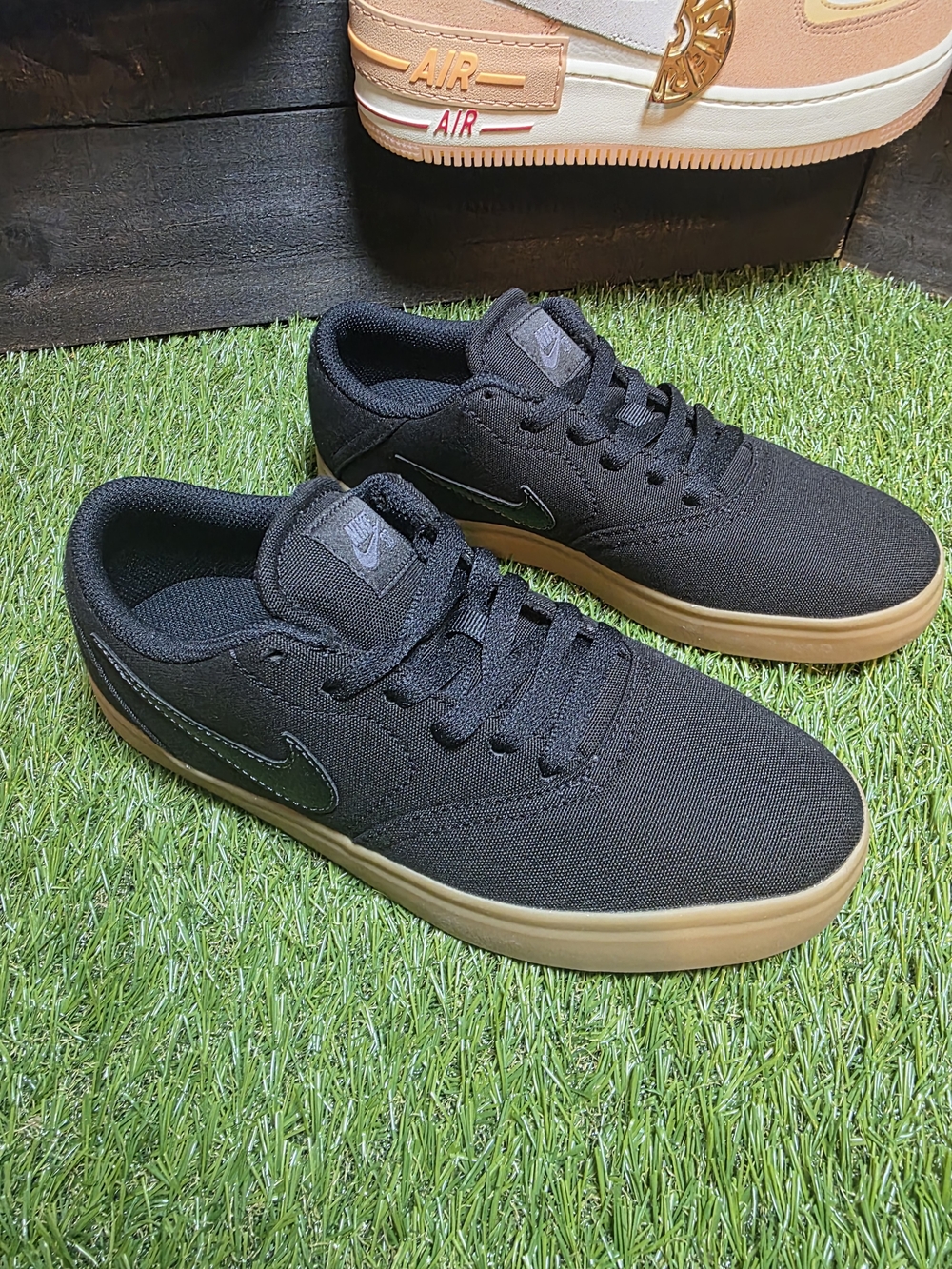 Nike SB CNCS GS Sneakers BLACK/ BLACK- Gum Sole